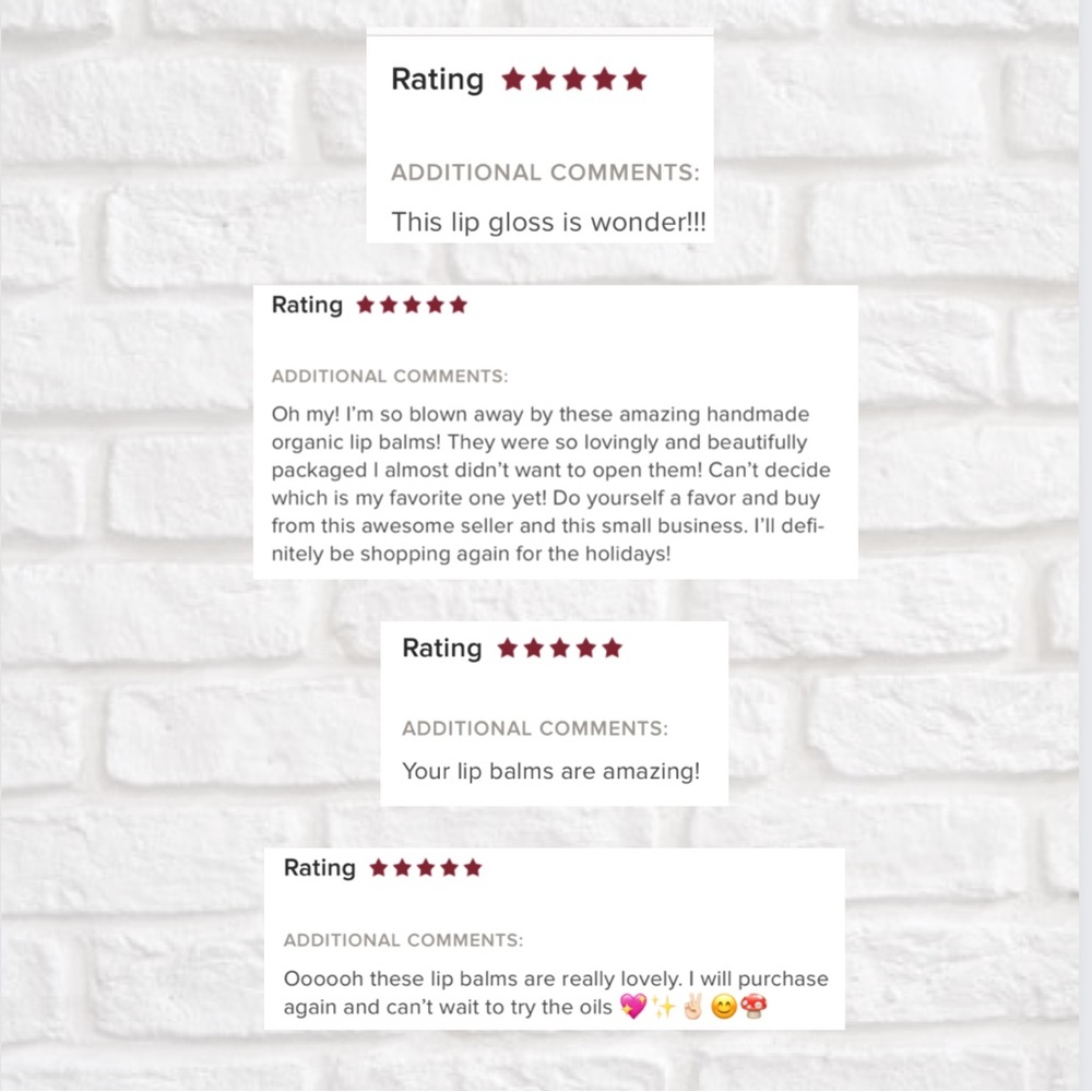 (3) Organic Handcrafted Lip Balms - Picture 3 of 6